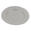 High quality white disposable plastic side plate Decorative Round Plastic Charger Dinner Plate Elegant decoration