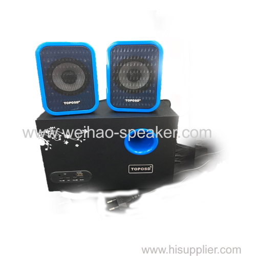 AC 220V 2.1 channel Multimedia Stereo Subwoofer computer speaker 2.1 for Laptop Desktop PC smarphone