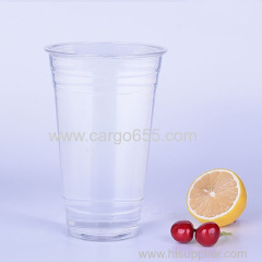 PET pint tumbler glass clear transparent disposable plastic cup Stylish and Elegant modern design