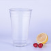 PET pint tumbler glass clear transparent disposable plastic cup