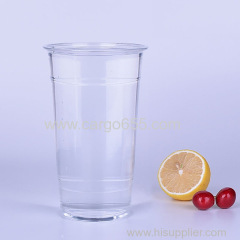 PET pint tumbler glass clear transparent disposable plastic cup Stylish and Elegant modern design