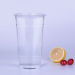 PET pint tumbler glass clear transparent disposable plastic cup