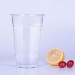 PET pint tumbler glass clear transparent disposable plastic cup