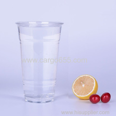 PET pint tumbler glass clear transparent disposable plastic cup Stylish and Elegant modern design