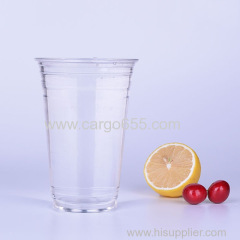 PET pint tumbler glass clear transparent disposable plastic cup Stylish and Elegant modern design