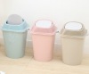 Home indoor outdoor recycle plastic waste bin with lid PP plastic cabinet dustbin/plastic waste trash bin/plastic trash