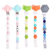 New Products 2017 Colorful Safety Baby Teething holder pacifier clip
