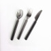 New style of heavy weight long handle disposable plastic PS spoons forks and knives