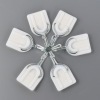 6 Pcs/Self Adhesive Plastic Wall Hook/Bathroom Hooks Bathroom hesive plastic towel holder hook