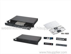 Sliding without guiding rail rack mounted fiber optic patch panel 24 port ODF