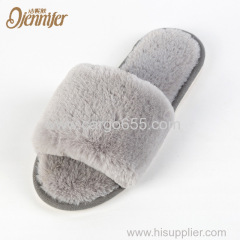 Woman home slipper shoes real leather suede winter sheepskin slipper