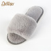 Woman home slipper shoes real leather suede winter sheepskin slipper