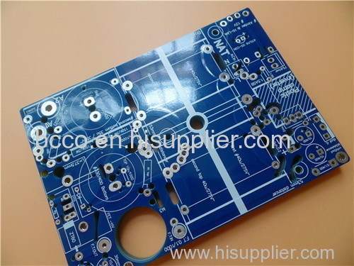 Thick Copper Printed Circuit Board Built On 1.6mm FR4 With Blue Color