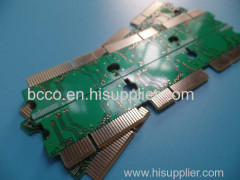 Gold Finger PCB Board Built On 1.2mm FR-4 With 2 Copper Layer