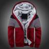 Men's Plush Warm Winter Coat polyester Jacket for man