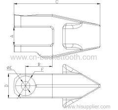 Demolition Tools' spare parts tooth casting