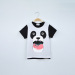 Wholesale top quality 100% cotton children wear panda summer kids garments