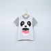 Wholesale top quality 100% cotton children wear panda summer kids garments