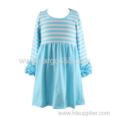 wholesale 2018 new arrivals children girl boutique dress children girl fancy cotton dress hot sale kids garments