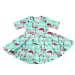 high-low dress patterns Flamingo prints Beautiful girl dress children garment