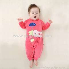 Wuawua Wholesale Romper Baby Clothes Cute infant Winter Outwear Outfits Baby Long Sleeve Jumpsuit For Newborns