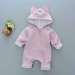 Boys and girls infants cotton vines hooded jumpsuit wholesale