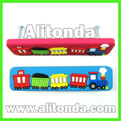 Promotional soft pvc children door drawer cabinet cartoon cute handle and pulls custom