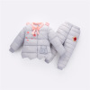 winter girls clothing sets children cartoon down parkas+pants clothes suit for girl thick warm snowsuit outfit clothing
