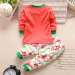 Autumn Winter Children Clothes Girls Boys Clothing Sets Clothes Suit T-shirt+Pants Outfit Kids Baby Christmas Suit