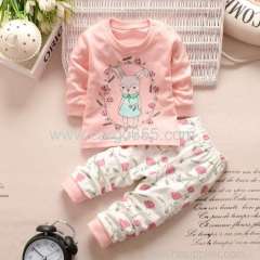 Autumn Winter Children Clothes Girls Boys Clothing Sets Clothes Suit T-shirt+Pants Outfit Kids Baby Christmas Suit