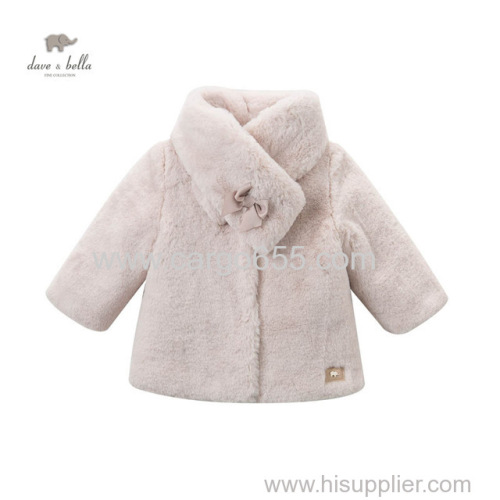 davebella winter girls coat children outerwear boutique kids clothing