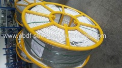 Braided UHMWPE rope for stringing overhead transmission line