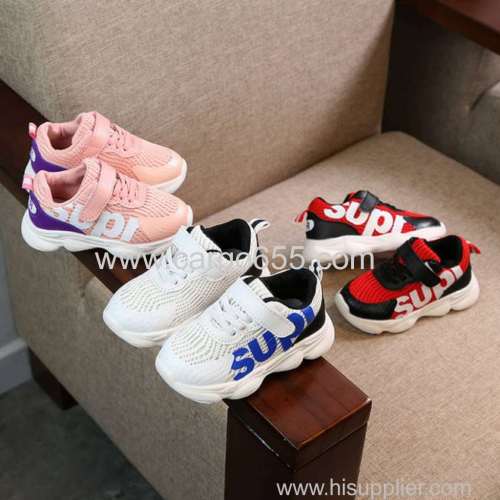 New model children fashion sport breathable shoes casual shoes kids