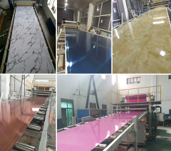 PVC laminate decorative sheet production line