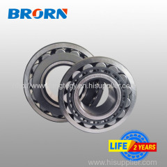 Low noise spherical roller bearing