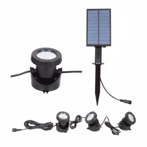 Color full solar powered LED garden light