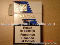 Hot sale Regal King Size cigarette