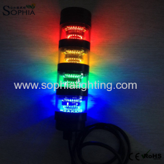 New Four Stacked LED Indicator Light Warning Light