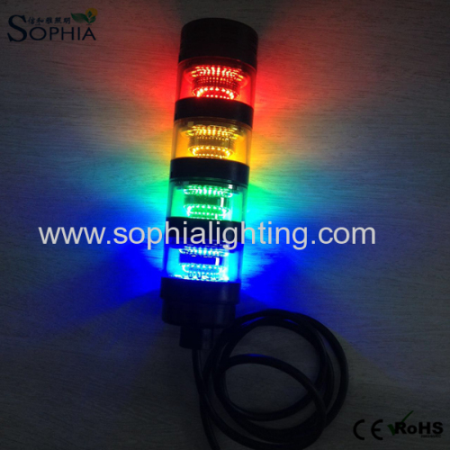 New Four Stacked LED Indicator Light  Warning Light