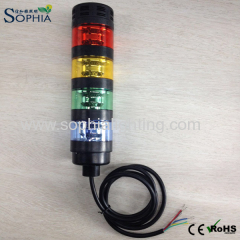 New Four Stacked LED Indicator Light Warning Light