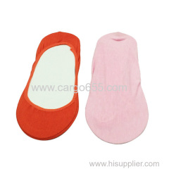 Sumeihui simple solid color cotton anti-slip breathable flexible boat shape lady young school girls kid sock