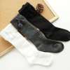 Top fashion wholesale fur inside winter comfortable kid pom socks