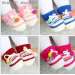 Hot selling newborn kids shoes socks fluffy faux fur women soft boot crochet and knitted mini socks