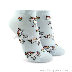 Wholesale Kids Unicorn Cartoon Ankle Socks