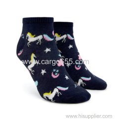 Wholesale Kids Unicorn Cartoon Ankle Socks