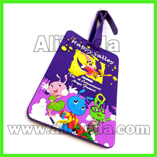 High quality promotional pvc luggage tag travel luggage tag plane luggage tag custom