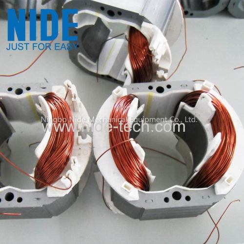 Universal motor stator winding machine for Wash machines and blowers