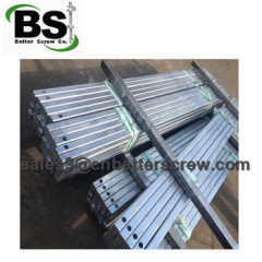 Square shaft helical piles