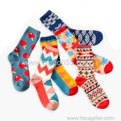 2018 March EXPO Fashion street skateboard Men or Women Cotton Jacquard Long Happy Socks