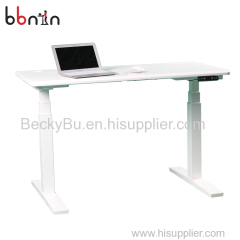 Office furniture gas lifting height adjustable standing desk